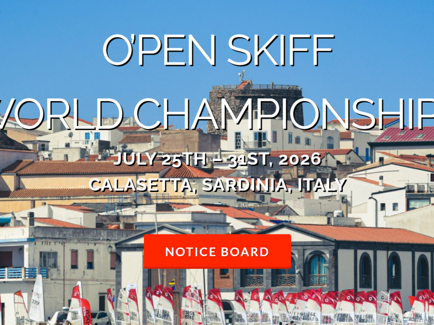 World Championships 2026 Open Skiff Calasetta Sardinien
